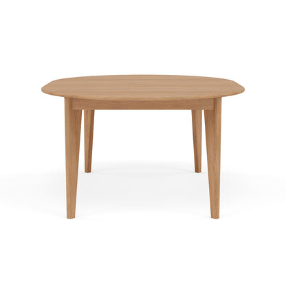 Jackson Round Extension Dining Table - Solid Oak - 130cm-170cm