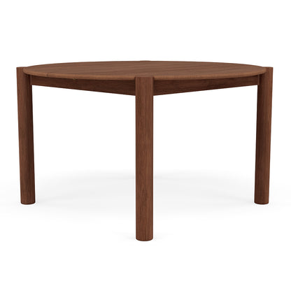 Olivia Round Extension Dining Table - Solid Walnut - 130cm-170cm