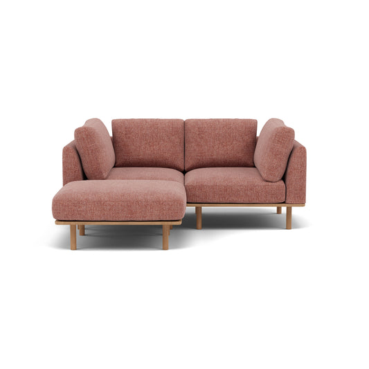 Anika 2-Seater Modular Sofa with Chaise - Sienna Fabric