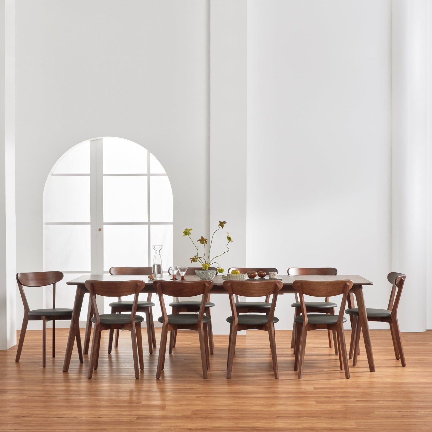 Magnus Extension Dining Table - Solid Walnut