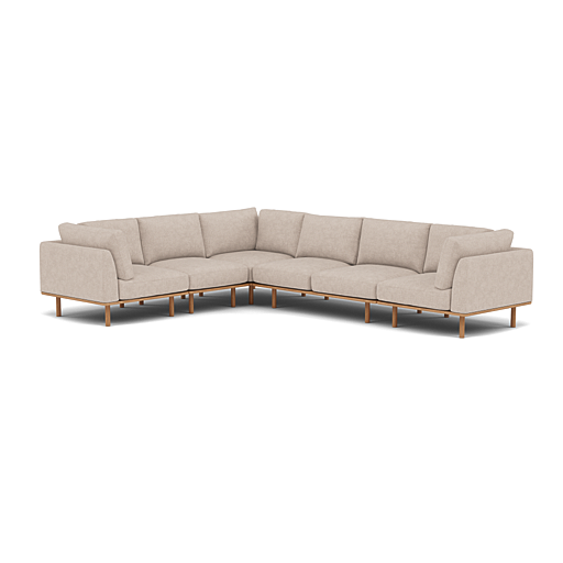 Anika Modular Sofa 6 Seater Corner w / Arms