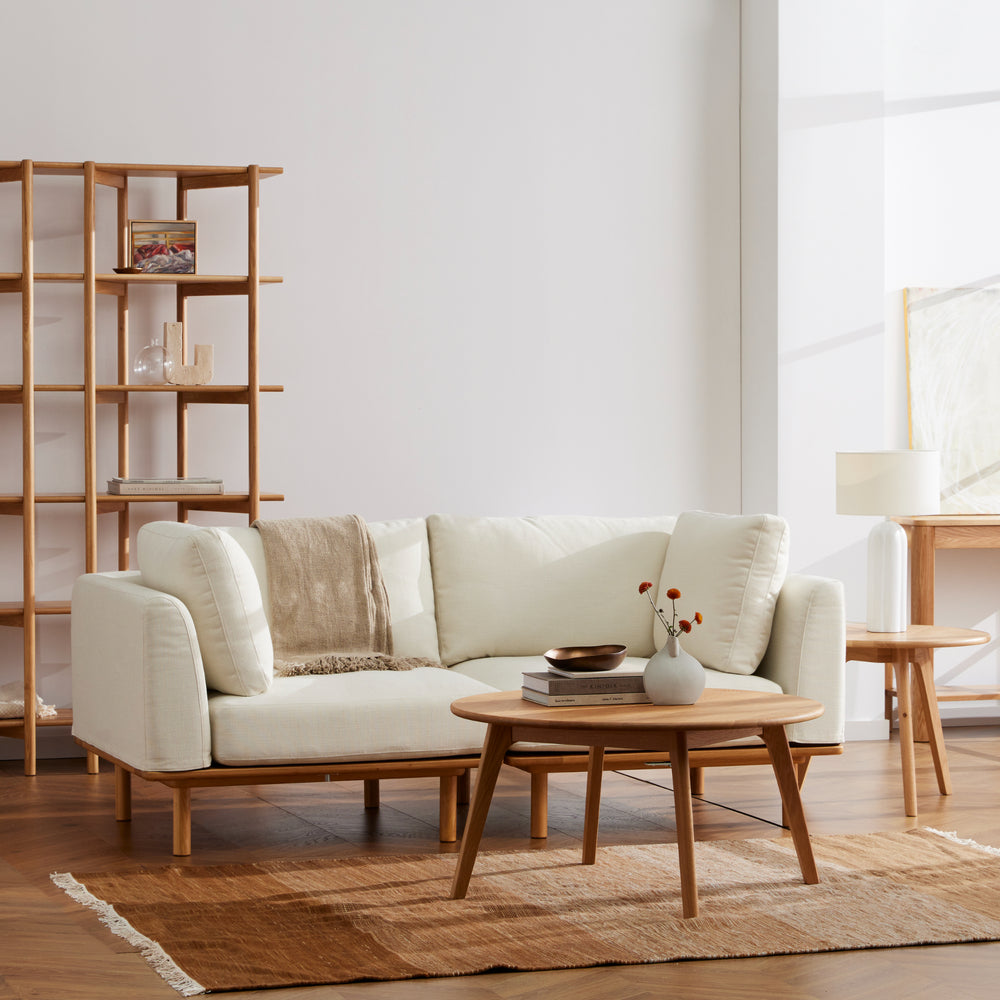 Buy Anika 2-Seater Modular Sofa with Oak Frame | IconByDesign