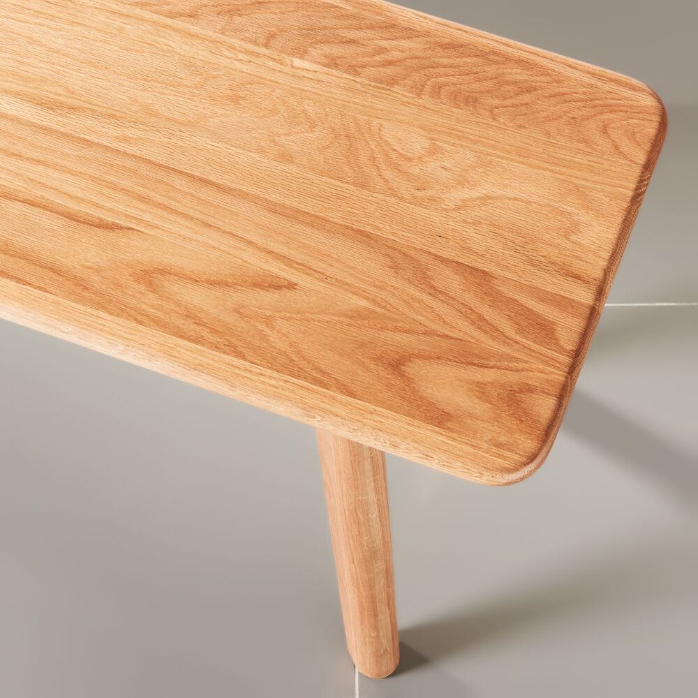 Magnus Solid Oak Bench - 140cm