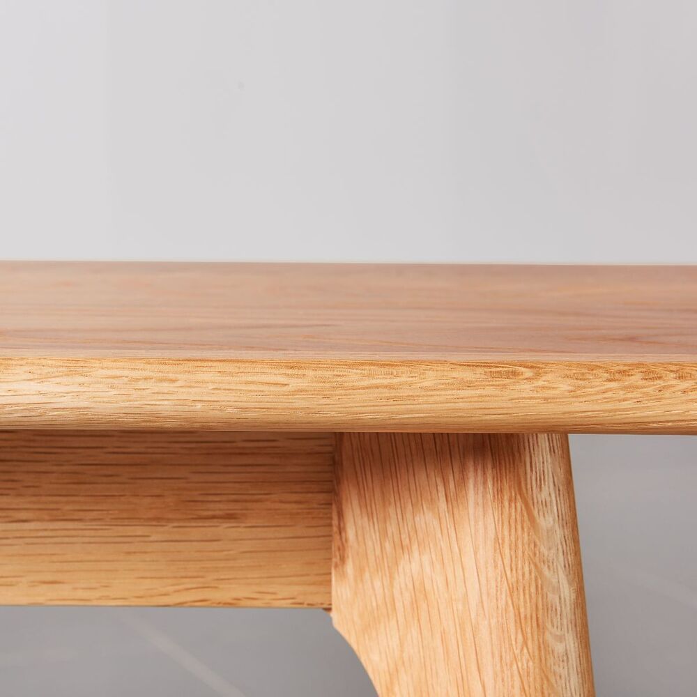 Magnus Solid Oak Bench - 140cm