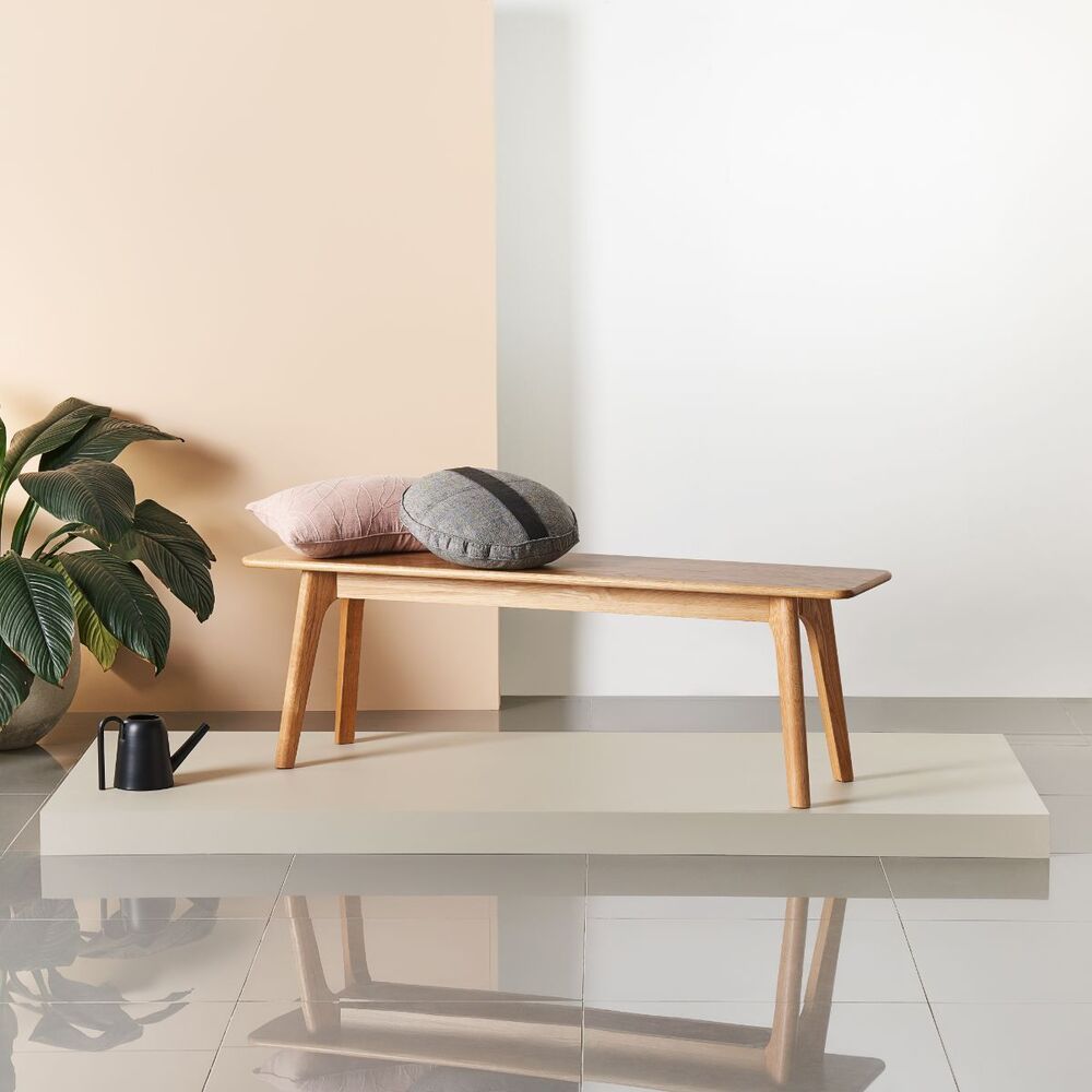 Magnus Solid Oak Bench - 140cm