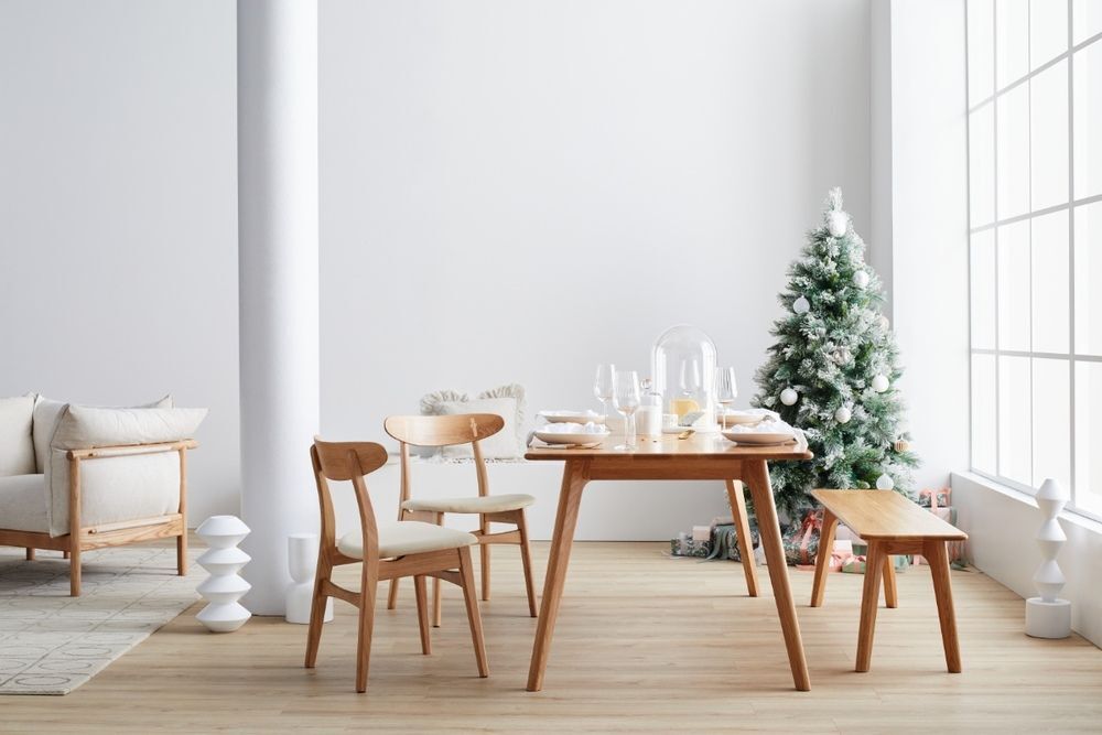 Magnus Solid Oak Bench - 160cm