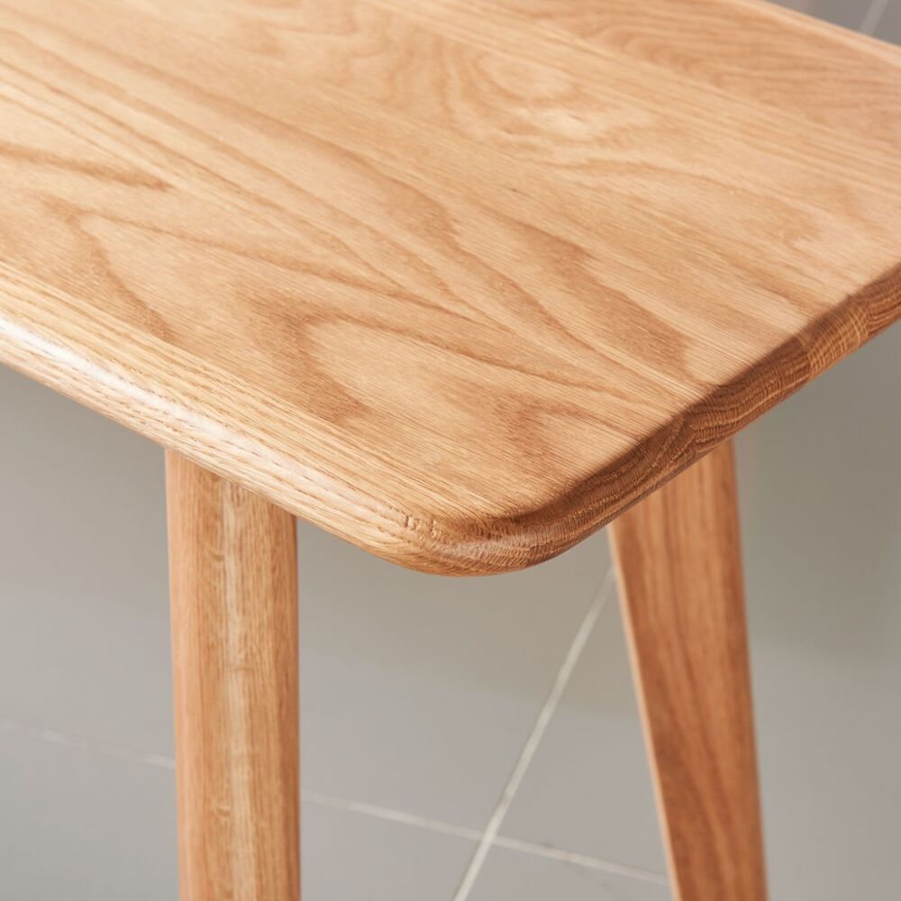 Magnus Solid Oak Bench - 160cm