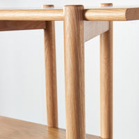 Olivia Modular Shelf - 6 Shelves Triple Width - Solid Oak