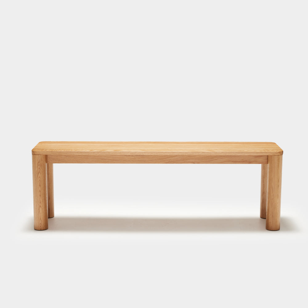 Otto Solid Oak Bench - 140cm