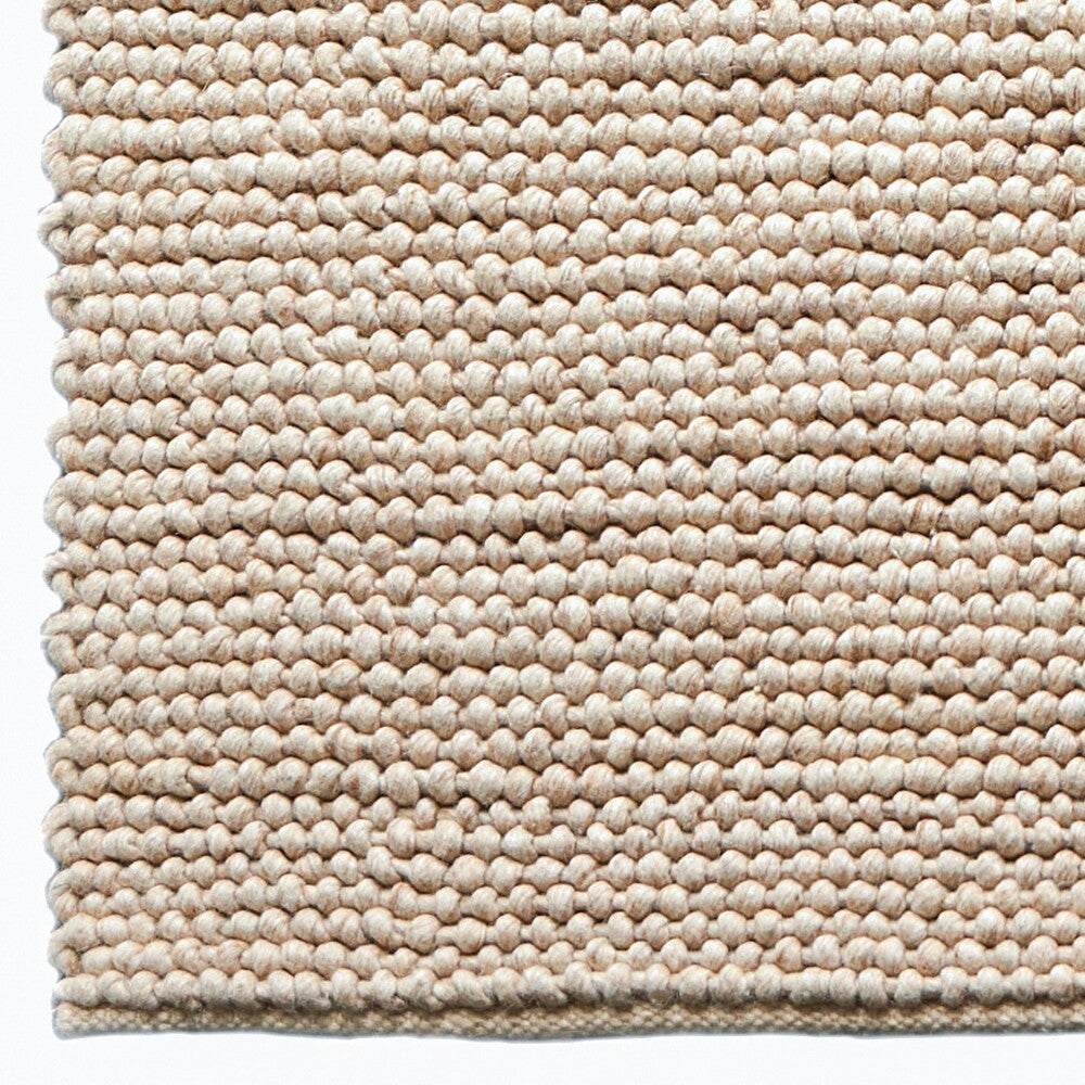 Layla Handwoven Loop Pile Wool Rug - Natural Harvest - 300 x 400cm