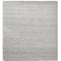 Layla Handwoven Loop Pile Wool Rug - Frost Grey - 240 x 330cm