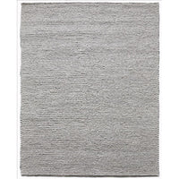 Bodie Handwoven Soumak Wool Rug - Frost Grey - 200 x 290cm