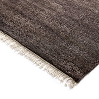 Elsa Rug - Hand Knotted New Zealand Wool -  Coffee Brown