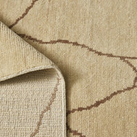 Lars hand-knotted, ultra-plush New Zealand wool short pile patterned rug