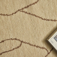 Lars hand-knotted, ultra-plush New Zealand wool short pile patterned rug