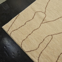 Lars hand-knotted, ultra-plush New Zealand wool short pile patterned rug