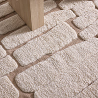 Fristad Rug - Hand Knotted New Zealand Wool -  Natural Harvest Cream