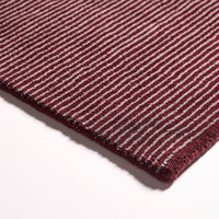 Trea Rug - Handloom New Zealand Wool -  Berry Red