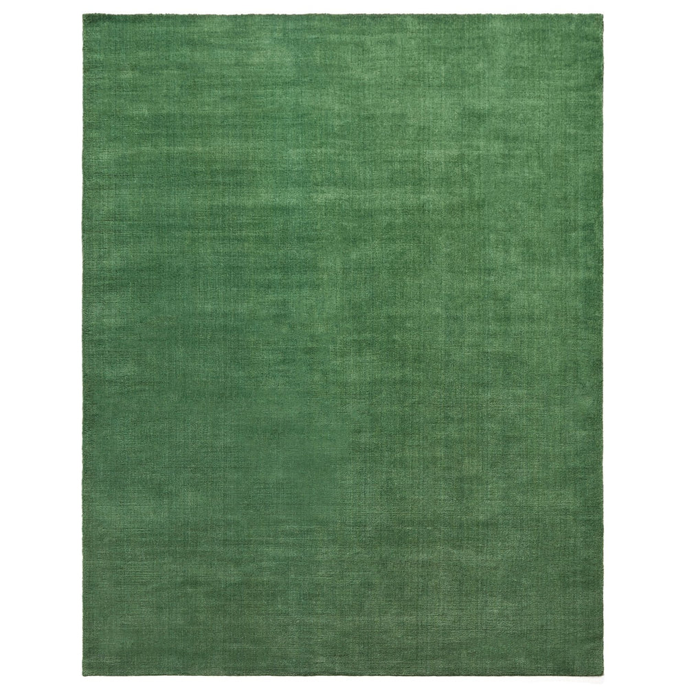 Freya Rug - Handloom New Zealand Wool -  Hunter Green