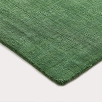 Freya Rug - Handloom New Zealand Wool -  Hunter Green