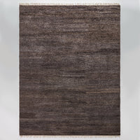Elsa Rug - Hand Knotted New Zealand Wool -  Coffee Brown