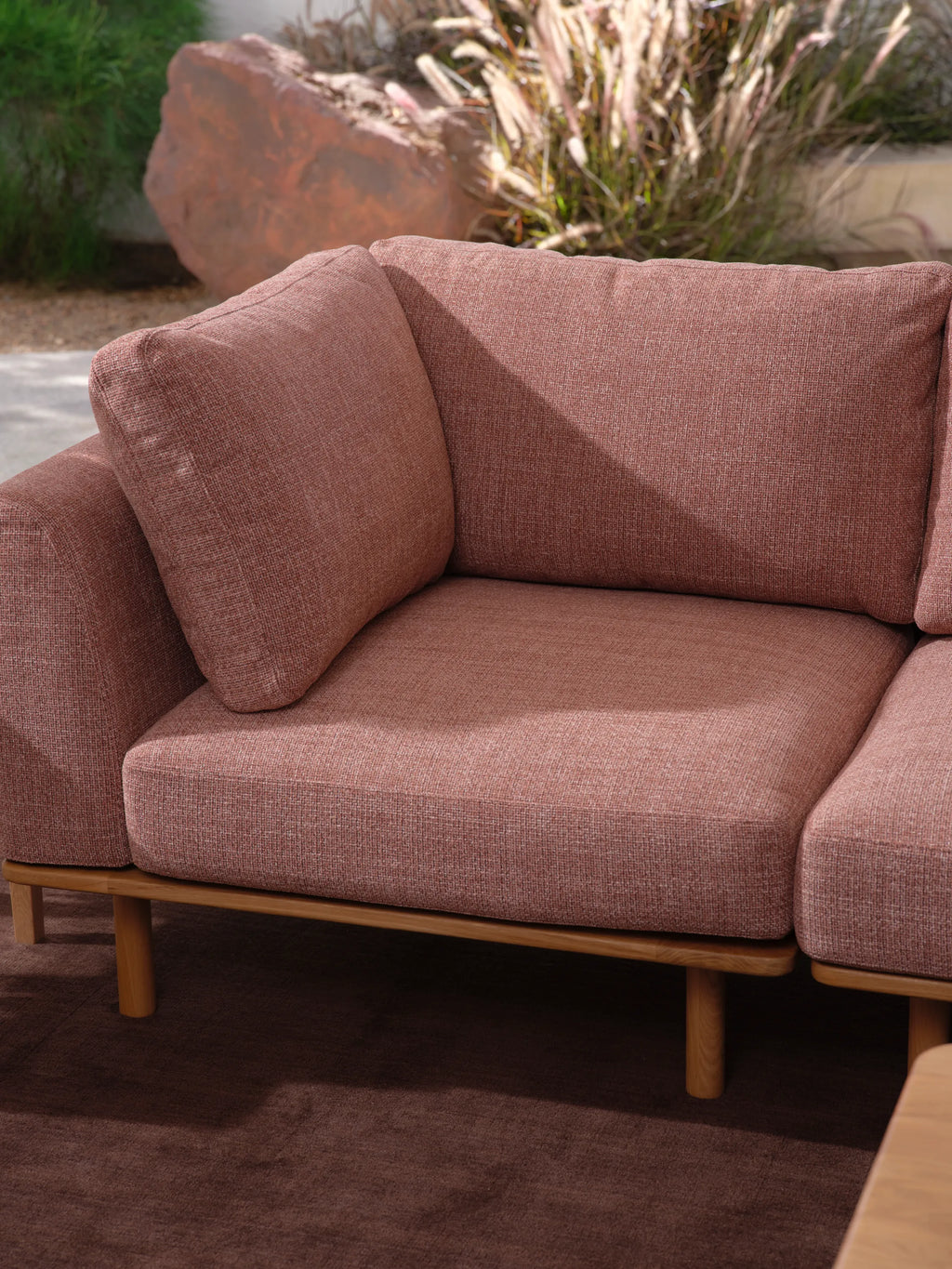 Anika Modular Sofa Solid American Oak