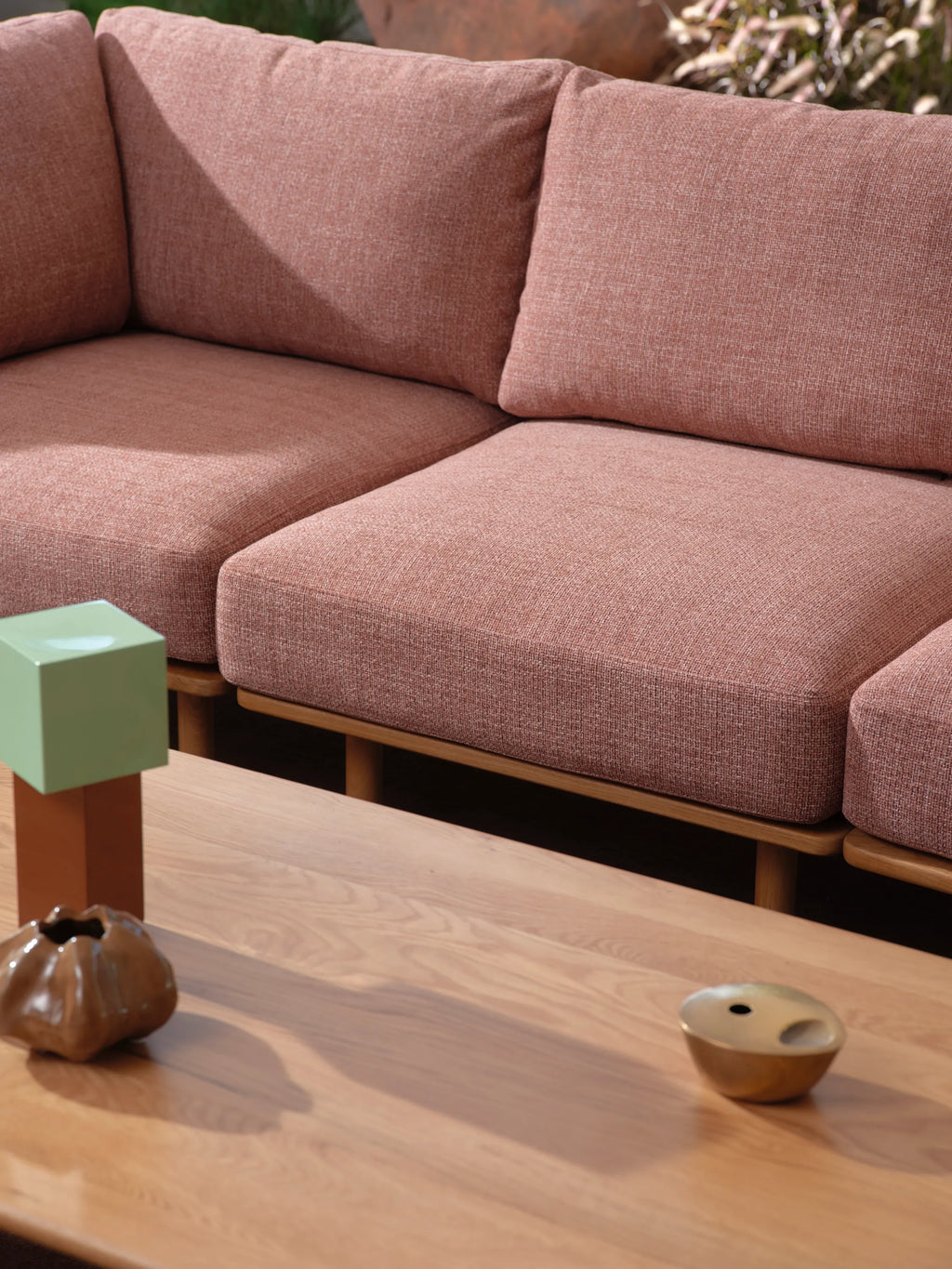 Anika Modular Sofa Solid American Oak