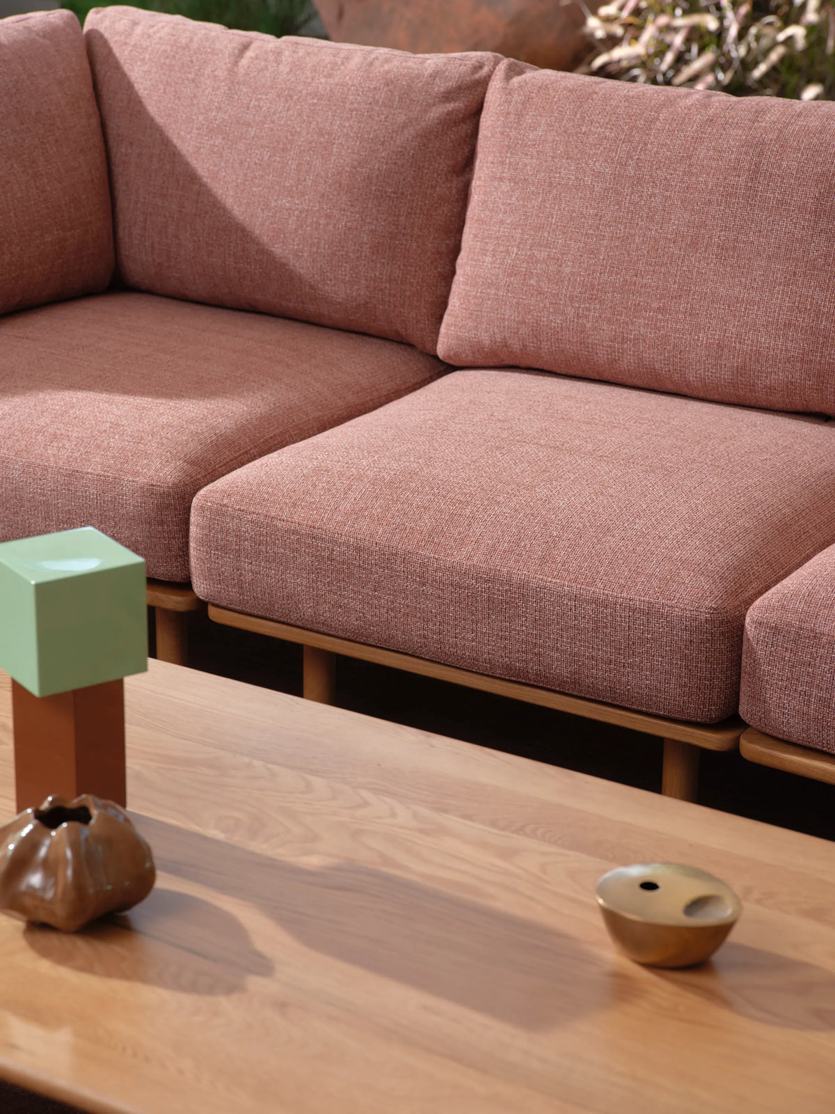 Anika Modular Sofa Solid American Oak
