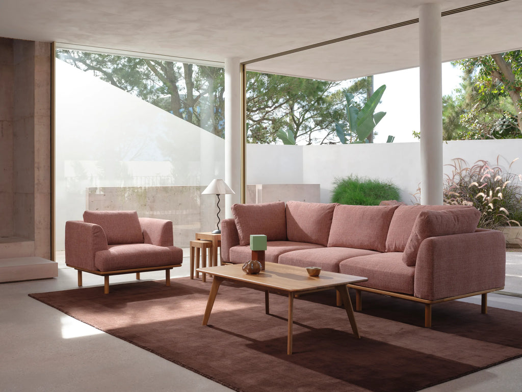 Anika Modular Sofa Solid American Oak