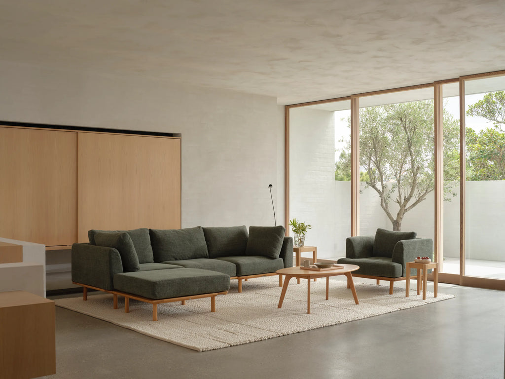 Anika Modular Sofa Solid American Oak