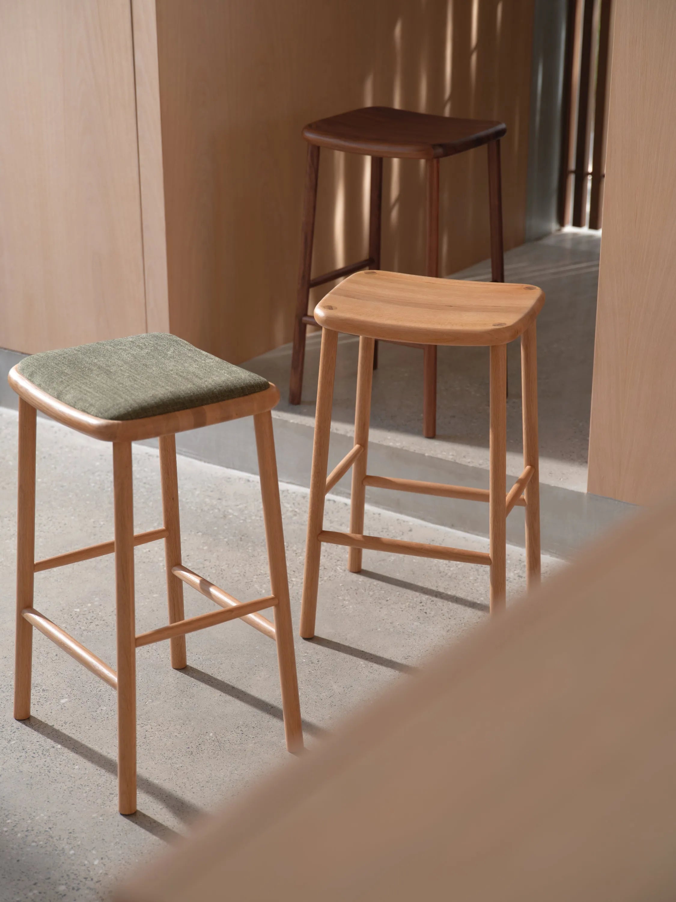 Anton Bar Stool Solid American Oak