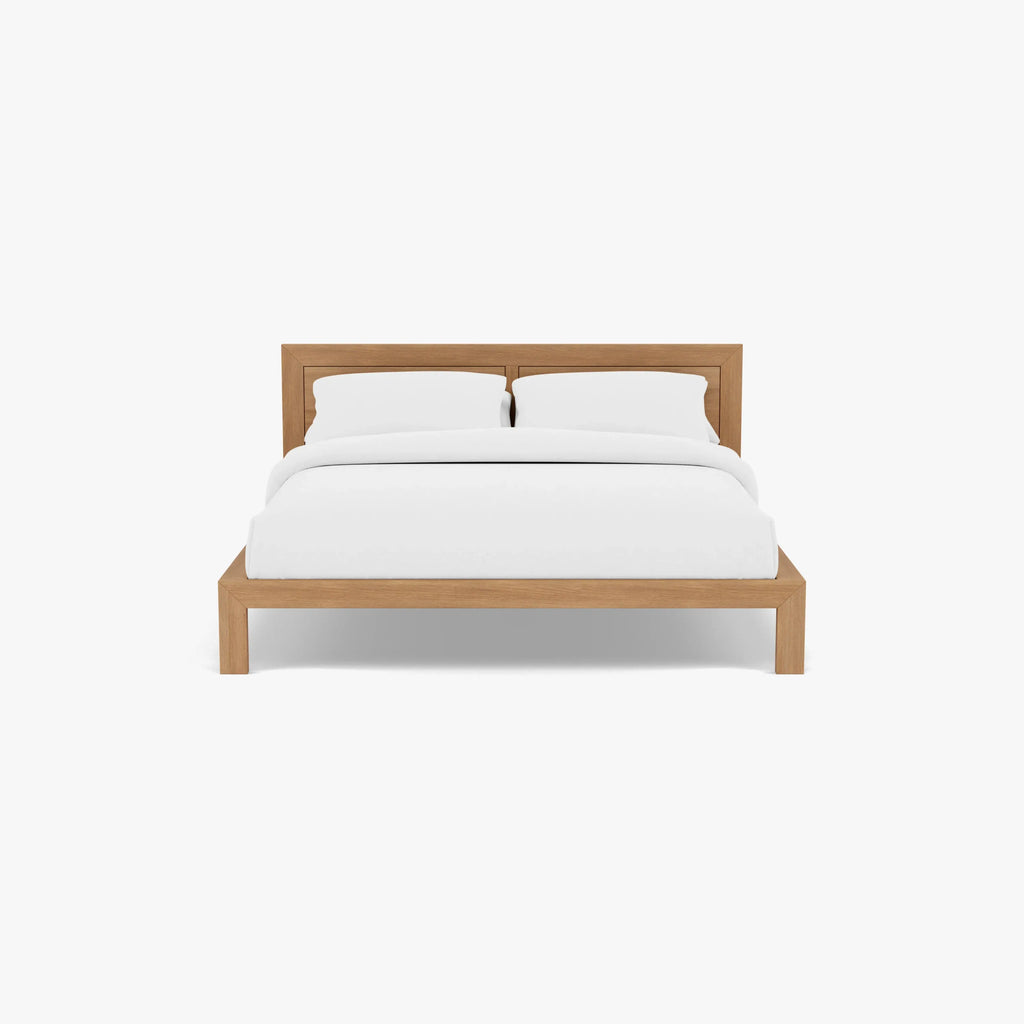 Anya Bed Frame King Solid American Oak