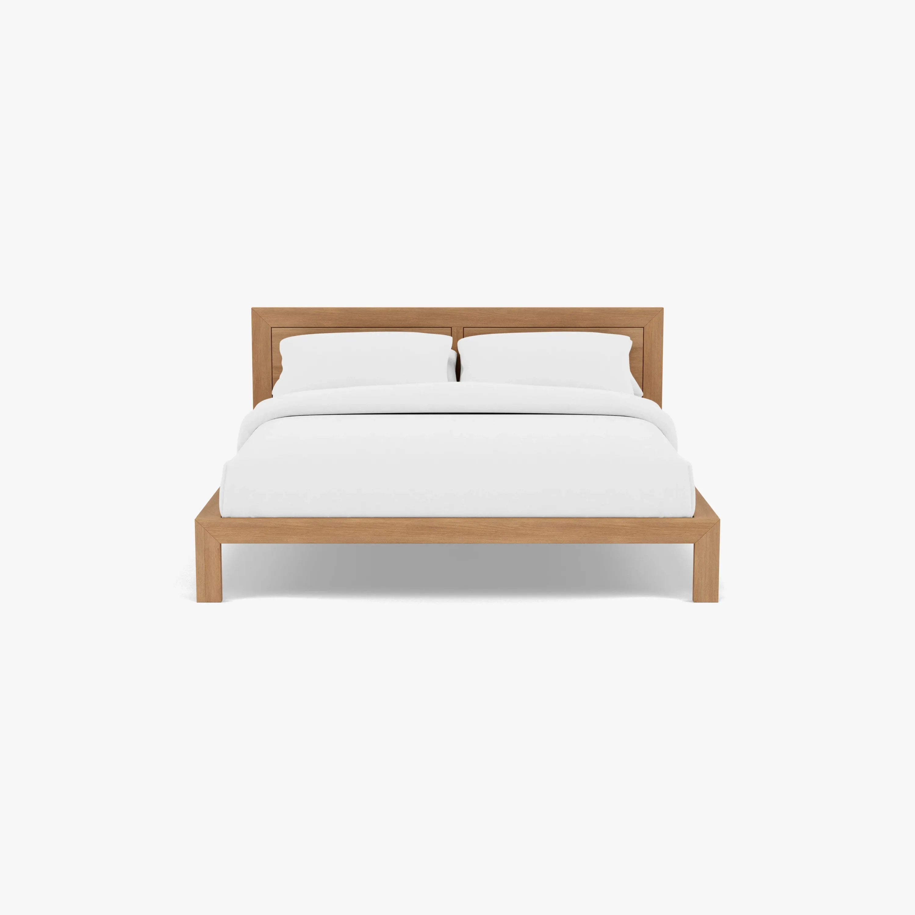 Anya Bed Frame King Solid American Oak