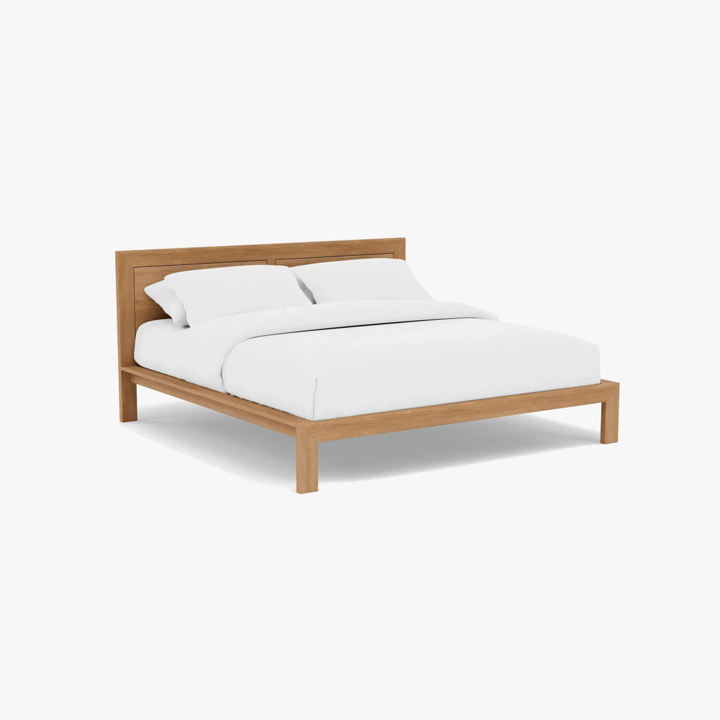 Anya Bed Frame King Solid American Oak