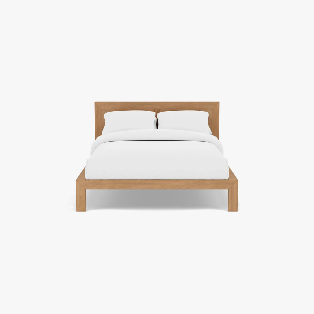 Anya Bed Frame Queen Solid American Oak