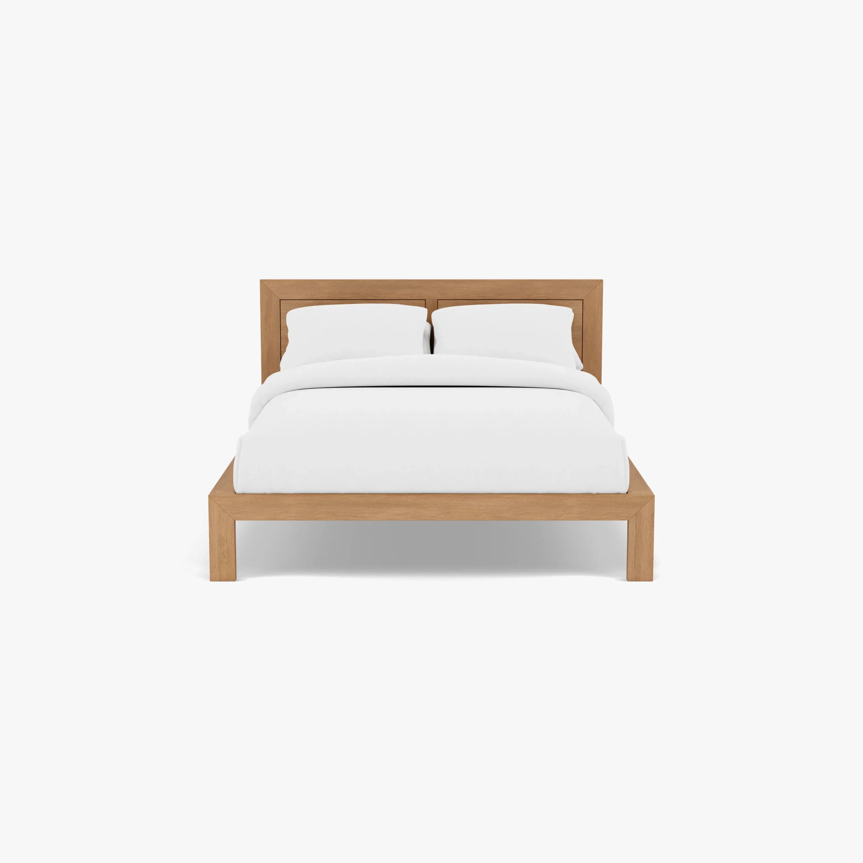 Anya Bed Frame Queen Solid American Oak