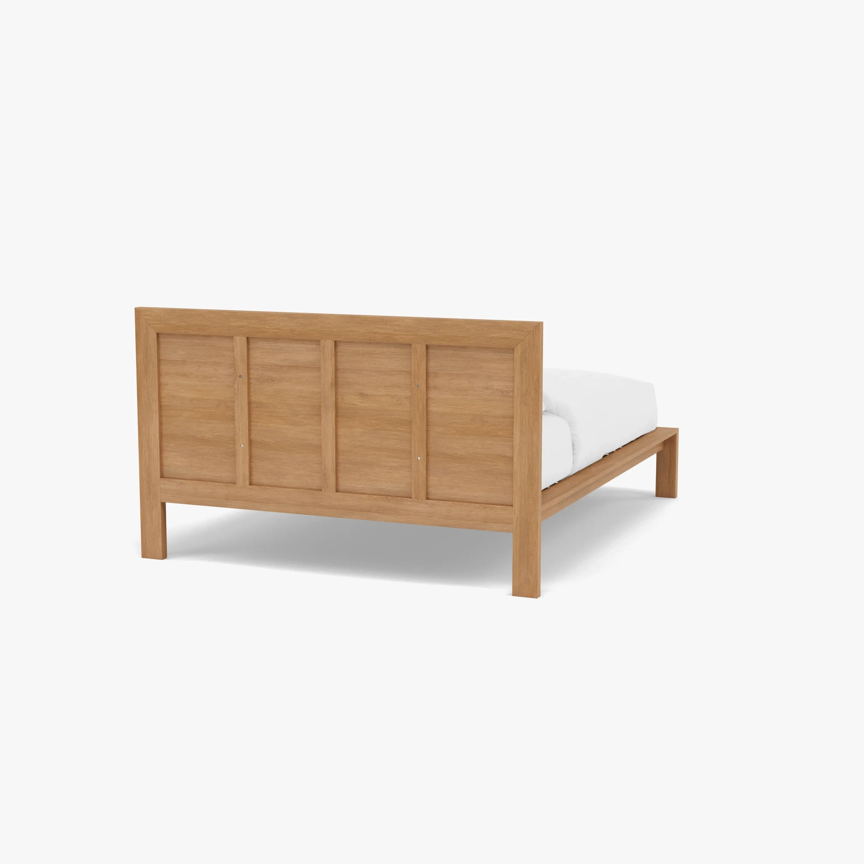Anya Bed Frame Queen Solid American Oak