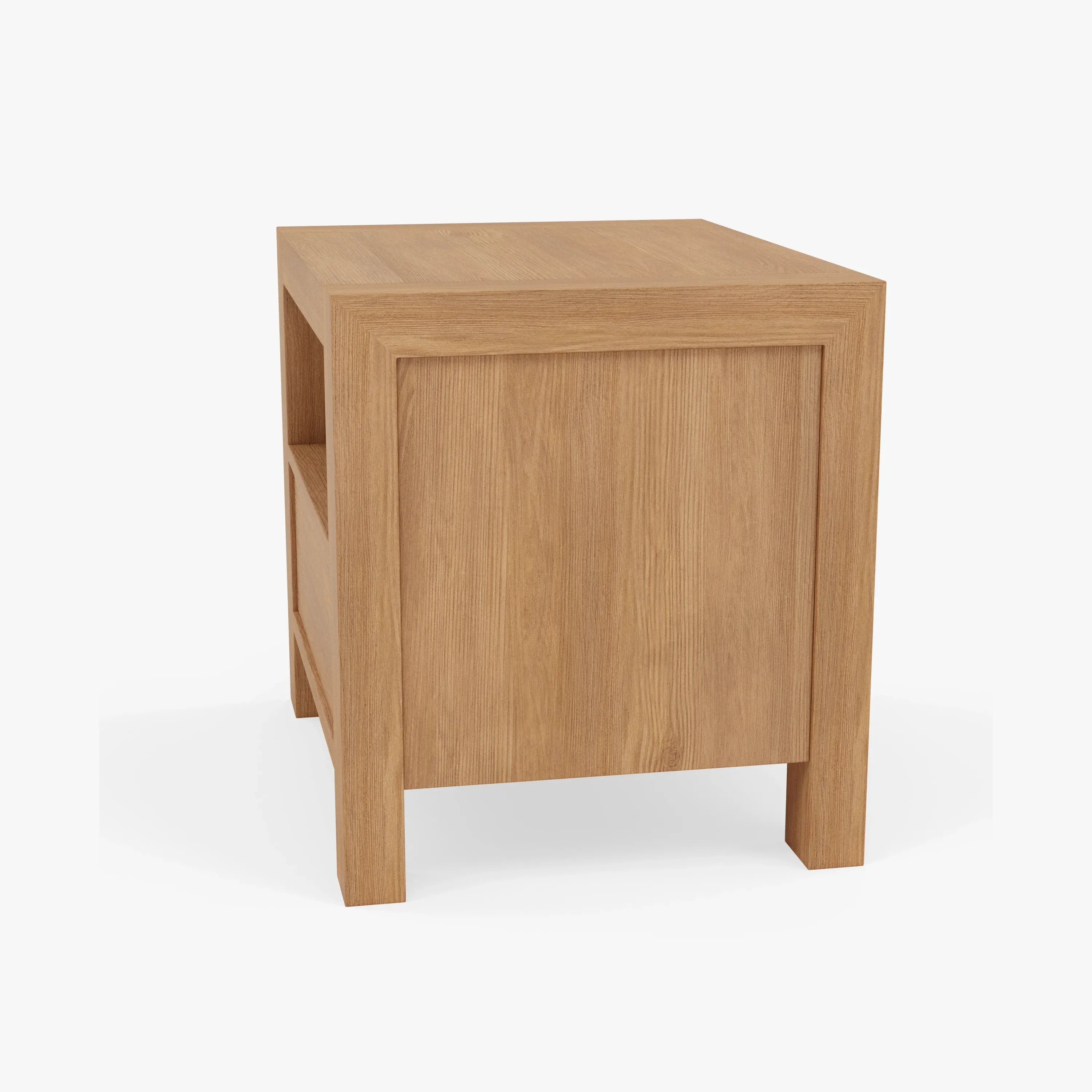 Anya Bedside Table 1 Drawer 50 x 40cm Solid American Oak