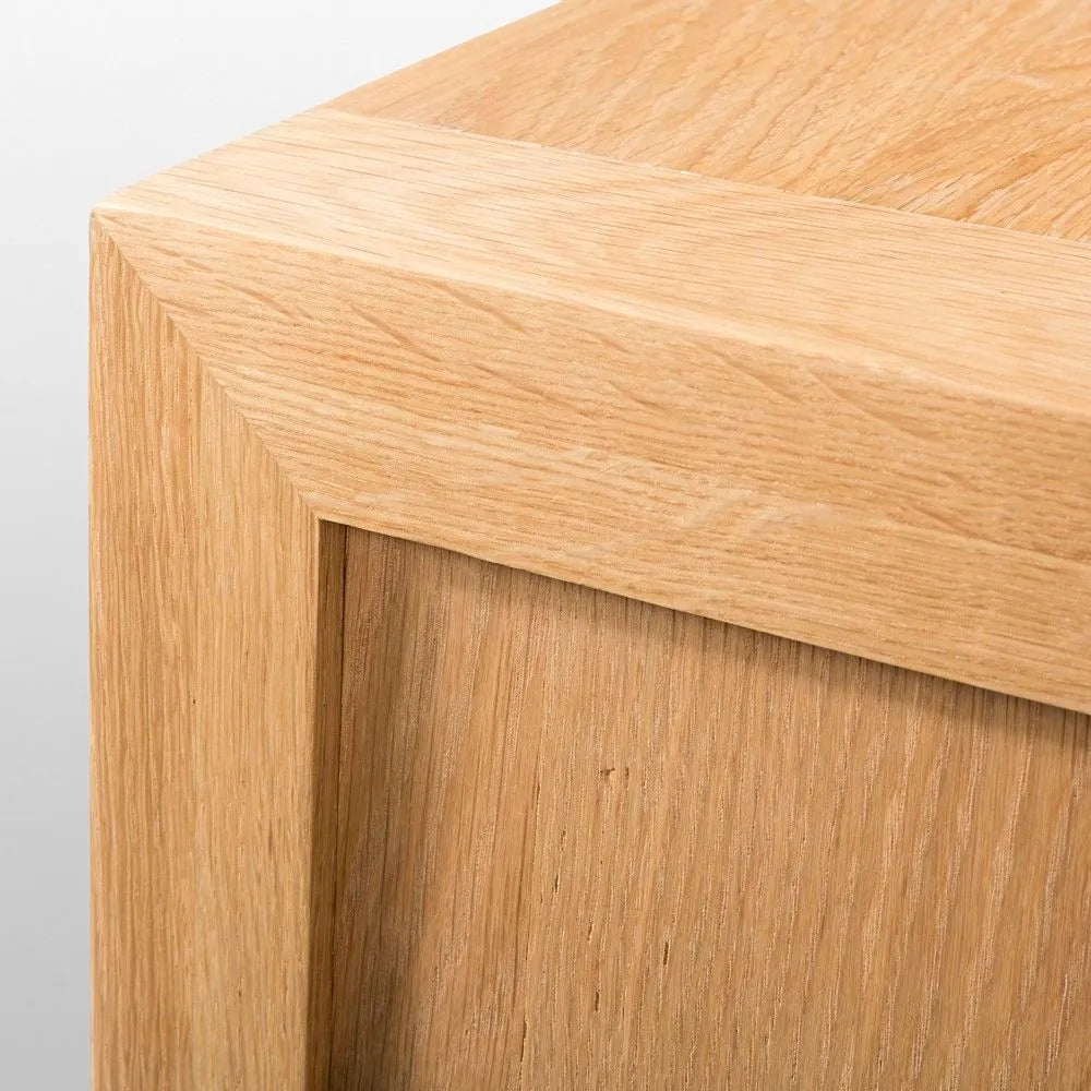 Anya Bedside Table 1 Drawer 50 x 40cm Solid American Oak