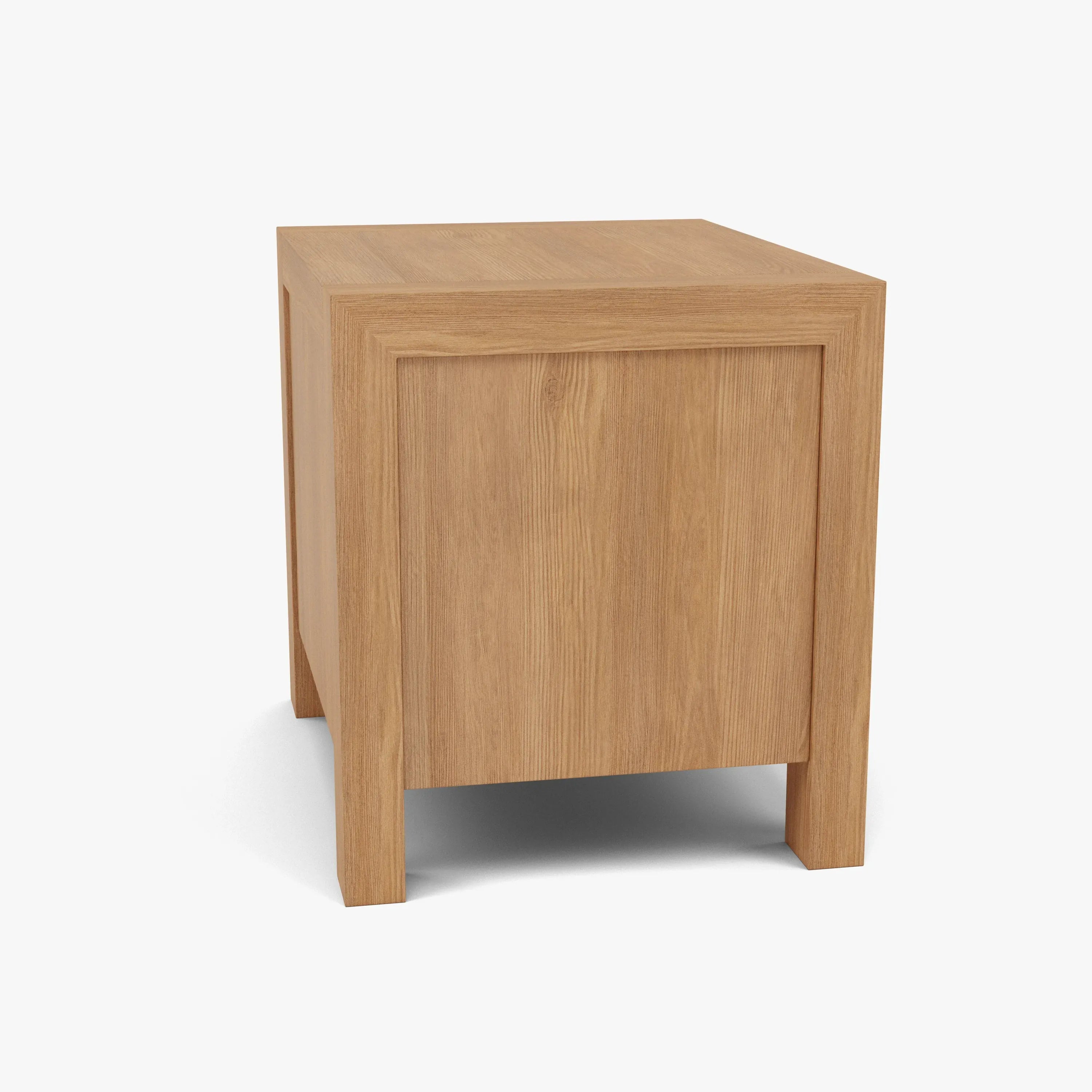 Anya Bedside Table 2 Drawers 50 x 40cm Solid American Oak