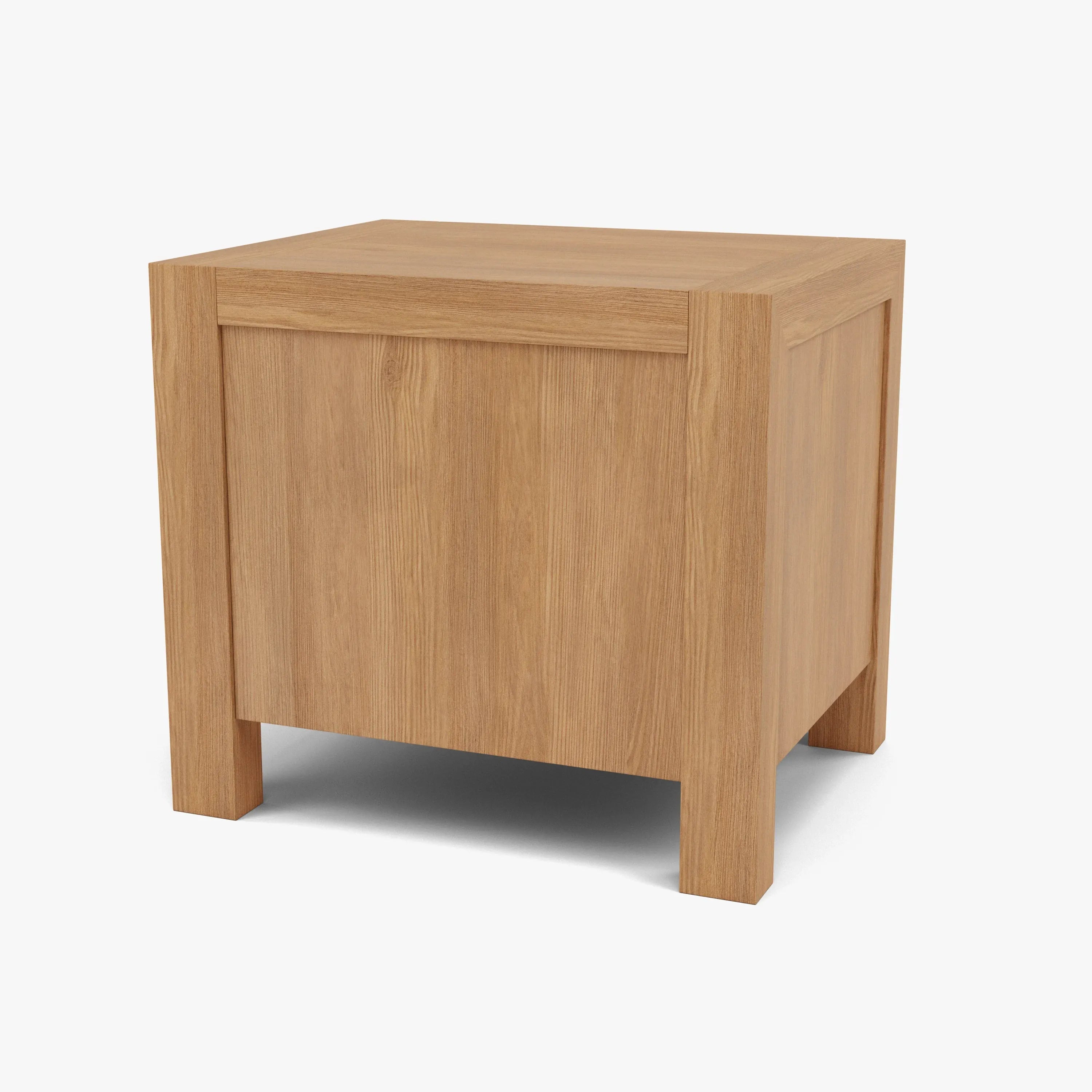 Anya Bedside Table 2 Drawers 50 x 40cm Solid American Oak