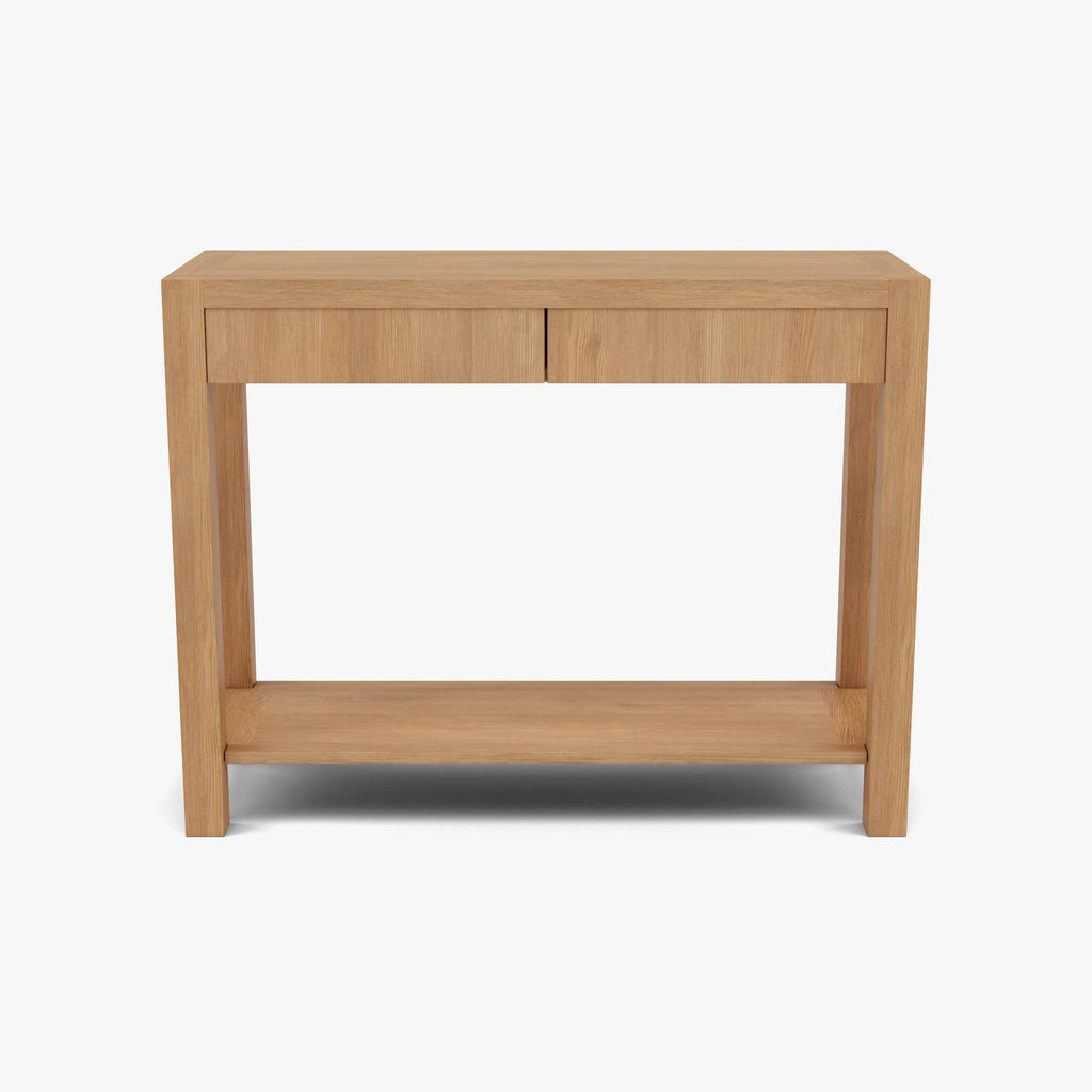 Anya Console Table 110 x 40cm Solid American Oak