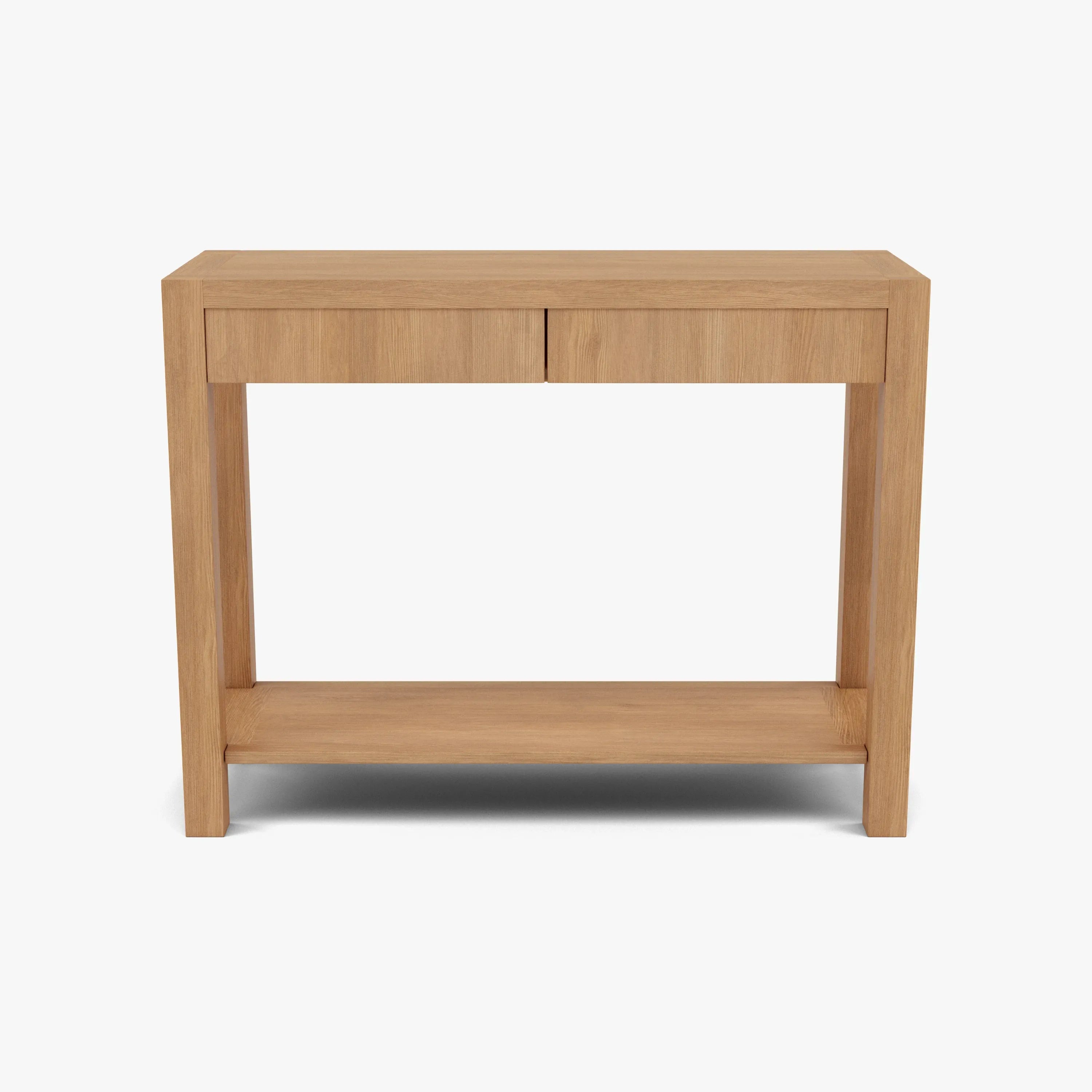 Anya Console Table 110 x 40cm Solid American Oak