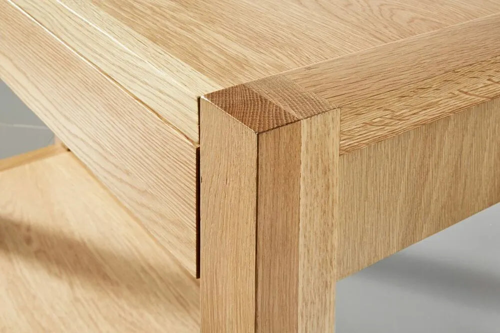 Anya Console Table 110 x 40cm Solid American Oak