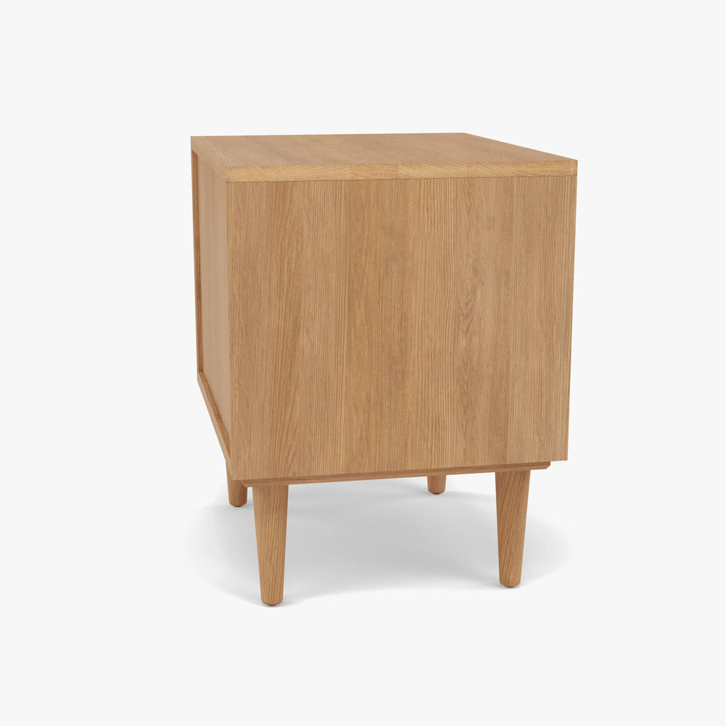 Arne Bedside Table 2 Drawers 55 x 45cm Solid American Oak