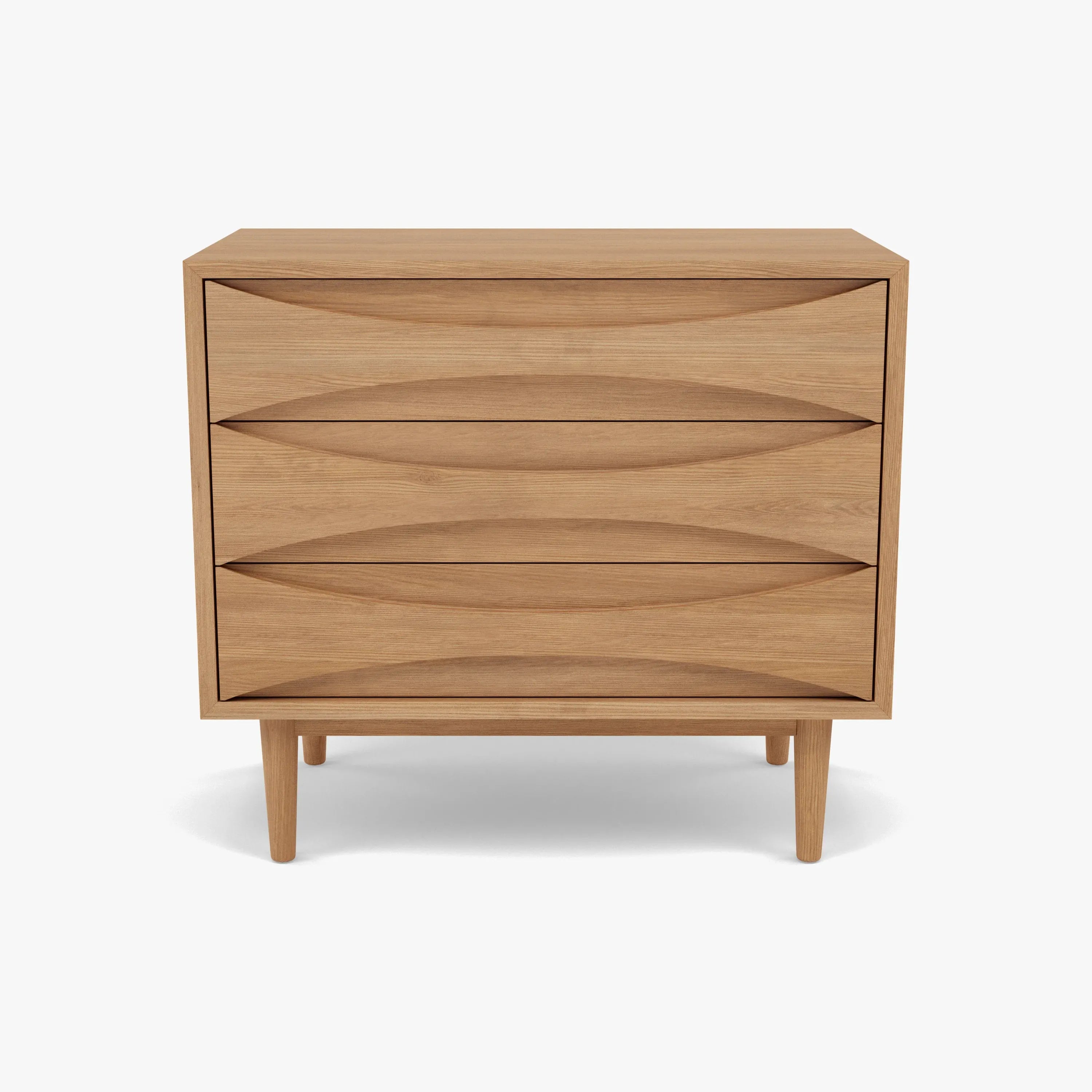 Arne Chest 3 Drawers 80 x 45cm Solid American Oak