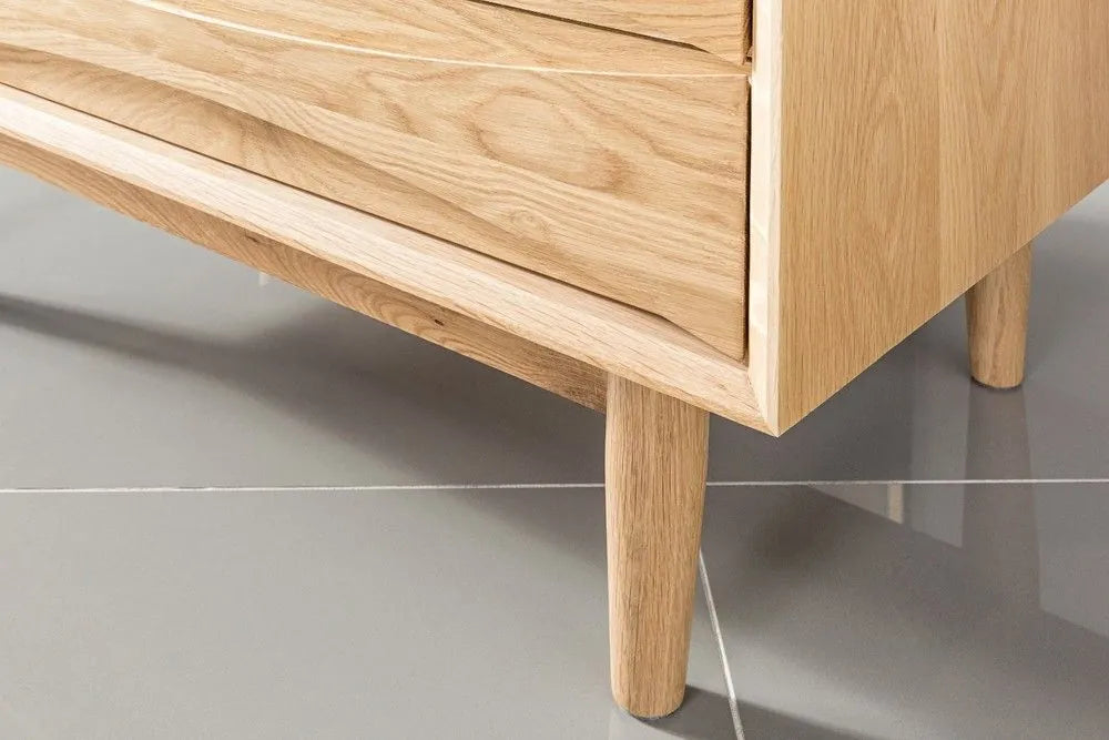 Arne Chest 3 Drawers 80 x 45cm Solid American Oak