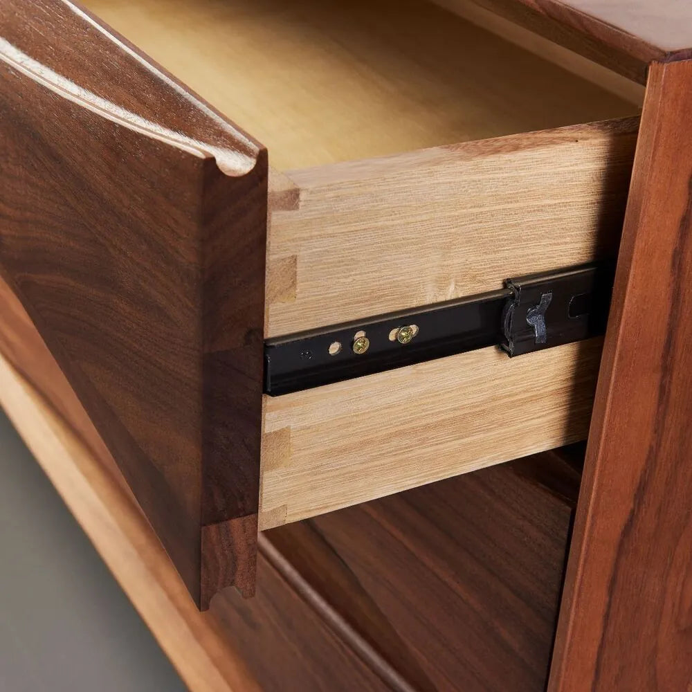 Arne Chest 6 Drawers 158 x 45cm Solid American Walnut