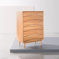 Arne Tallboy 6 Drawers 80 x 45cm Solid American Oak