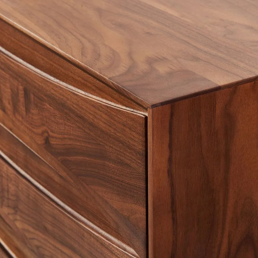 Arne Tallboy 6 Drawers 80 x 45cm Solid American Walnut